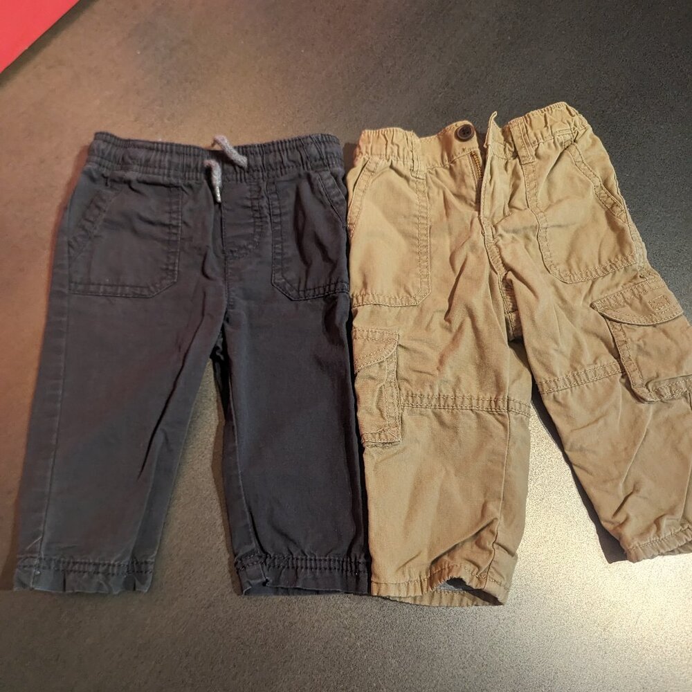 Bundle of Casual Pants, One Jersey-Lined